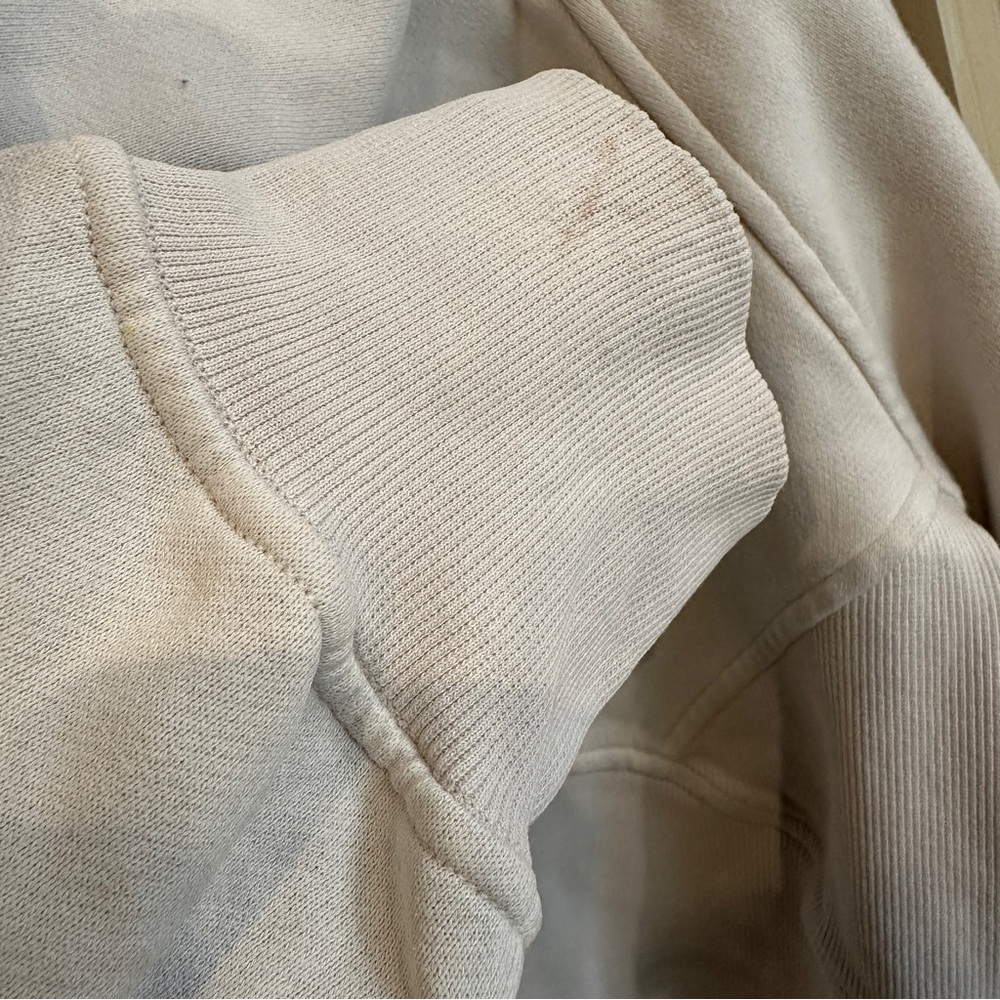 Lululemon Scuba Half-Zip Hoodie Light Neutral Beige XS/S - Picture 5 of 5
